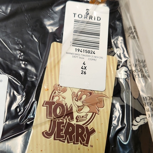 ❤️NWT VINTAGE TORRID LEGGING - TOM & JERRY - CROP LENGTH - PLUS SIZE - Picture 4 of 16